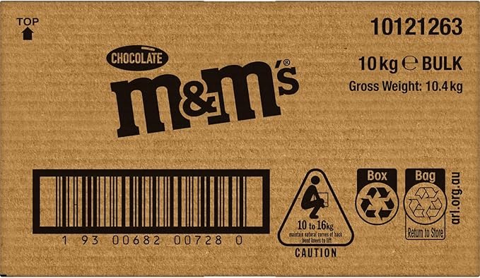 M&M’s Milk Chocolate Buttons Bulk Carton 10kg - Image 2