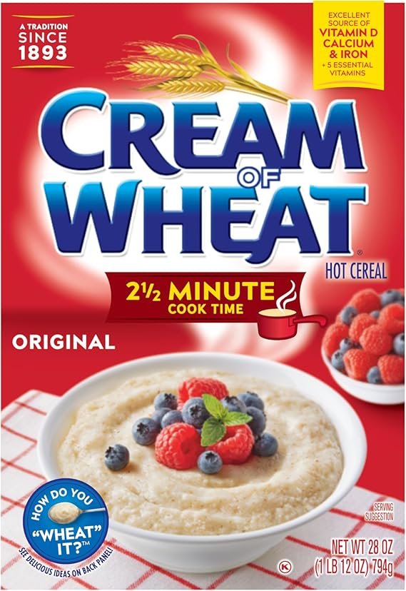 Cream of Wheat Stove Top Hot Cereal, Original, 2 1/2 Minute Cook Time, 28 Ounce (Pack of 12) - Image 3