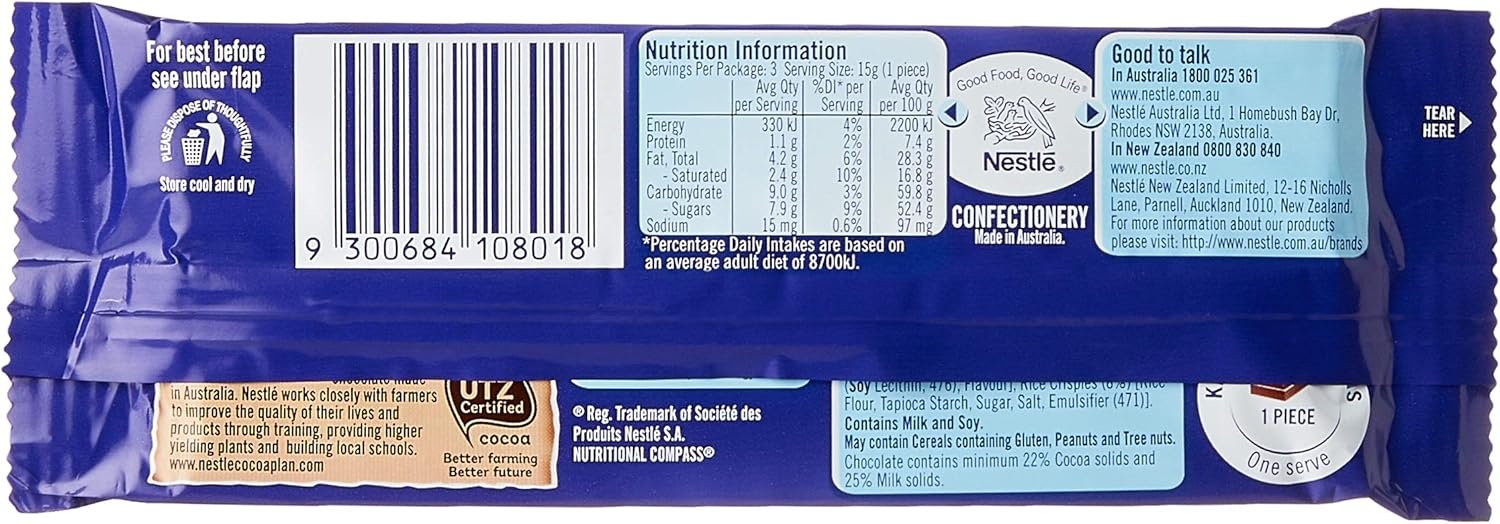 Nestle Crunch Chocolate Bar, 45 Grams x 36 - Image 5