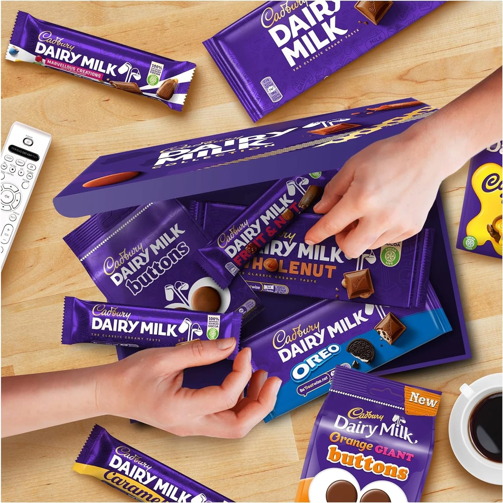 Cadbury Dairy Milk Big Night In Deluxe Hamper Includes 10 Assorted Chocolate - Image 4